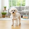 Bow Print Dog Pajamas Breathable Flying Sleeve Wrap Belly Suit Full Belly Protection Comfortable Dog T-Shirt Outdoor Activities
