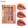 3 st/set Lätt Sweet Love Velvet Mist Lipstick Vattentätt och svett Non-Stick Cup Solid Lip Tint Kosmetika presentförpackning