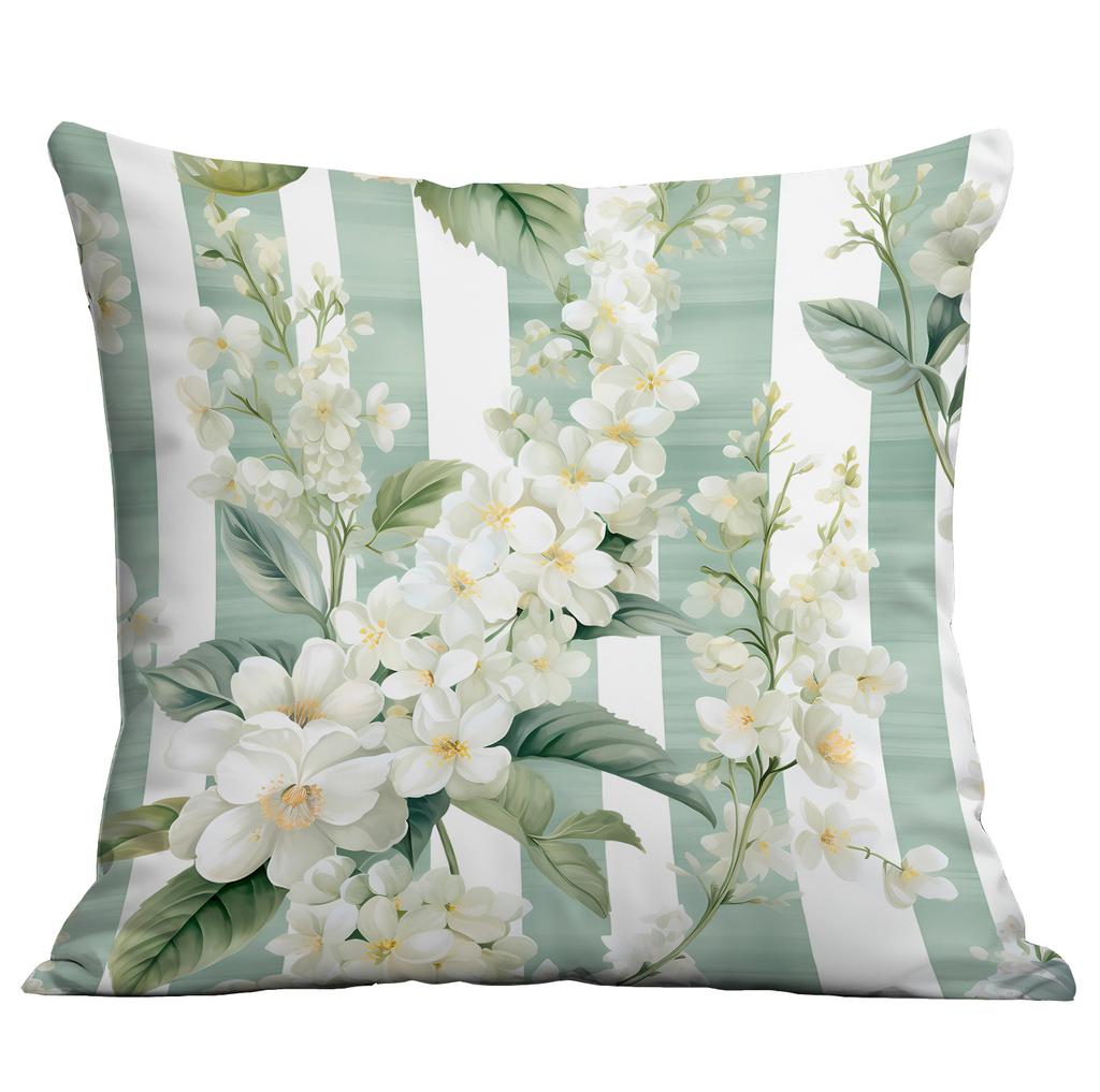 Ny Akvarell Pastoral Blommig Kuddfodral Hem Vardagsrum Soffa Kudde Kuddfodral Premium Hållbar Kvalitet