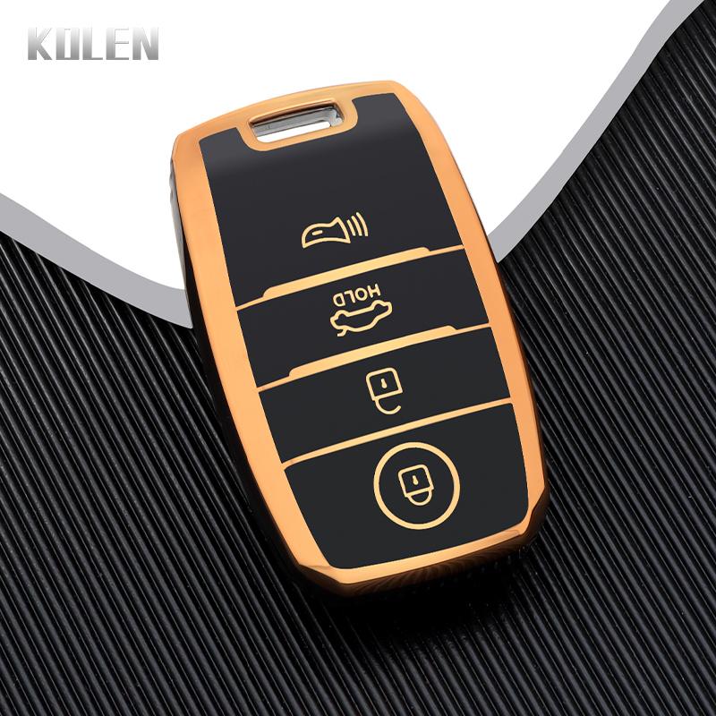 Fashion Tpu Auto Key Fob Cover Case Housing Fit For Kia Rio 5 Sportage Ceed Cerato K3 K4 K5 Sorento Optima Picanto Soul Forte 3 4 Buttons