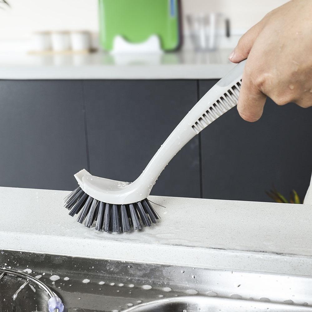 Kitchen Tool Cleaning Brush Household Bath Cleaning Product Brushes Long Handle With Suction Cup