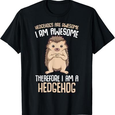 Hedgehogs Are Awesome Kids Girls Boys Hedgehog T-Shirt