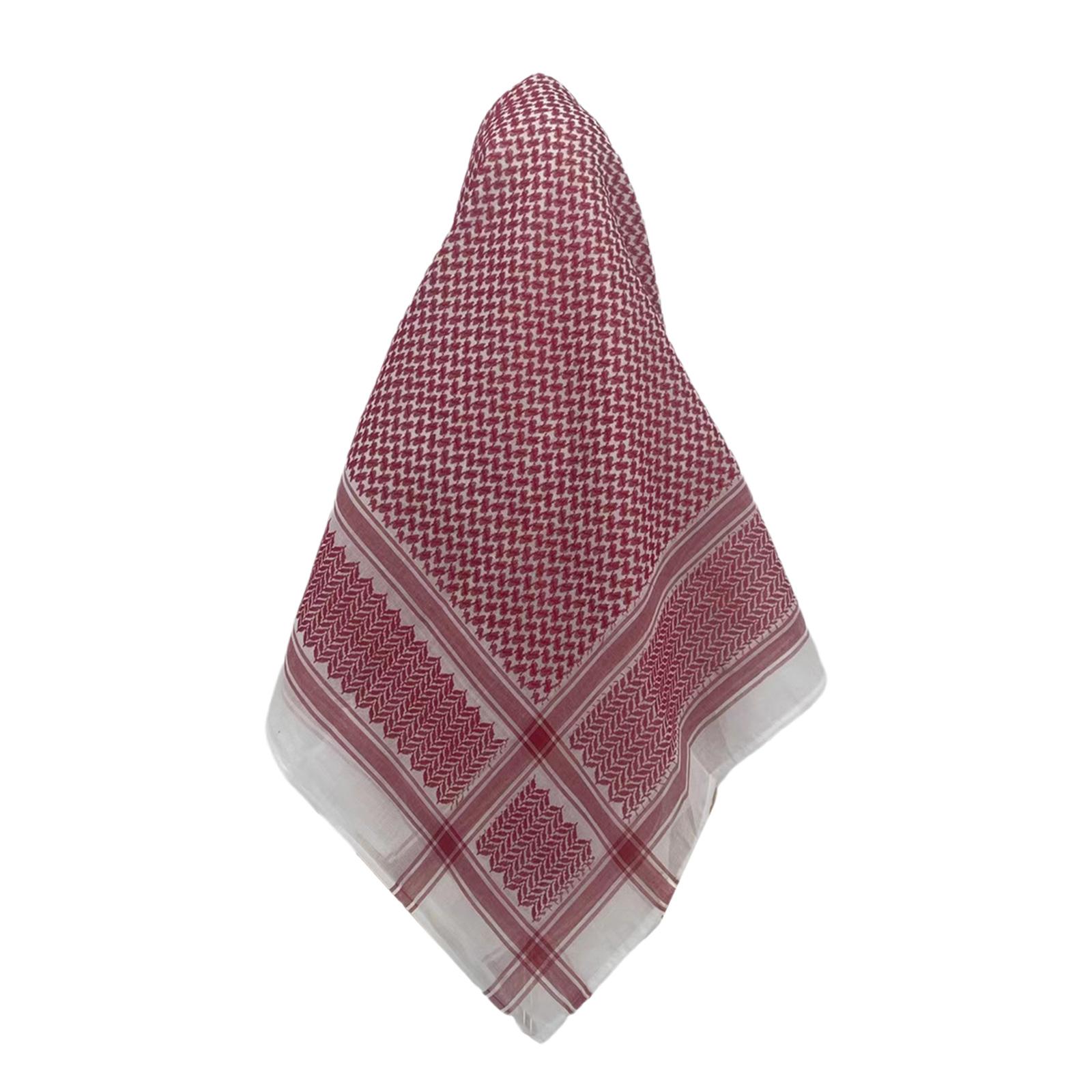 

Desert Shemagh Scarf HighAbsorb Arab Headscarf Unisex Keffiyeh Bandana Ethnic Headwrap Arabian Scarf Head Covering