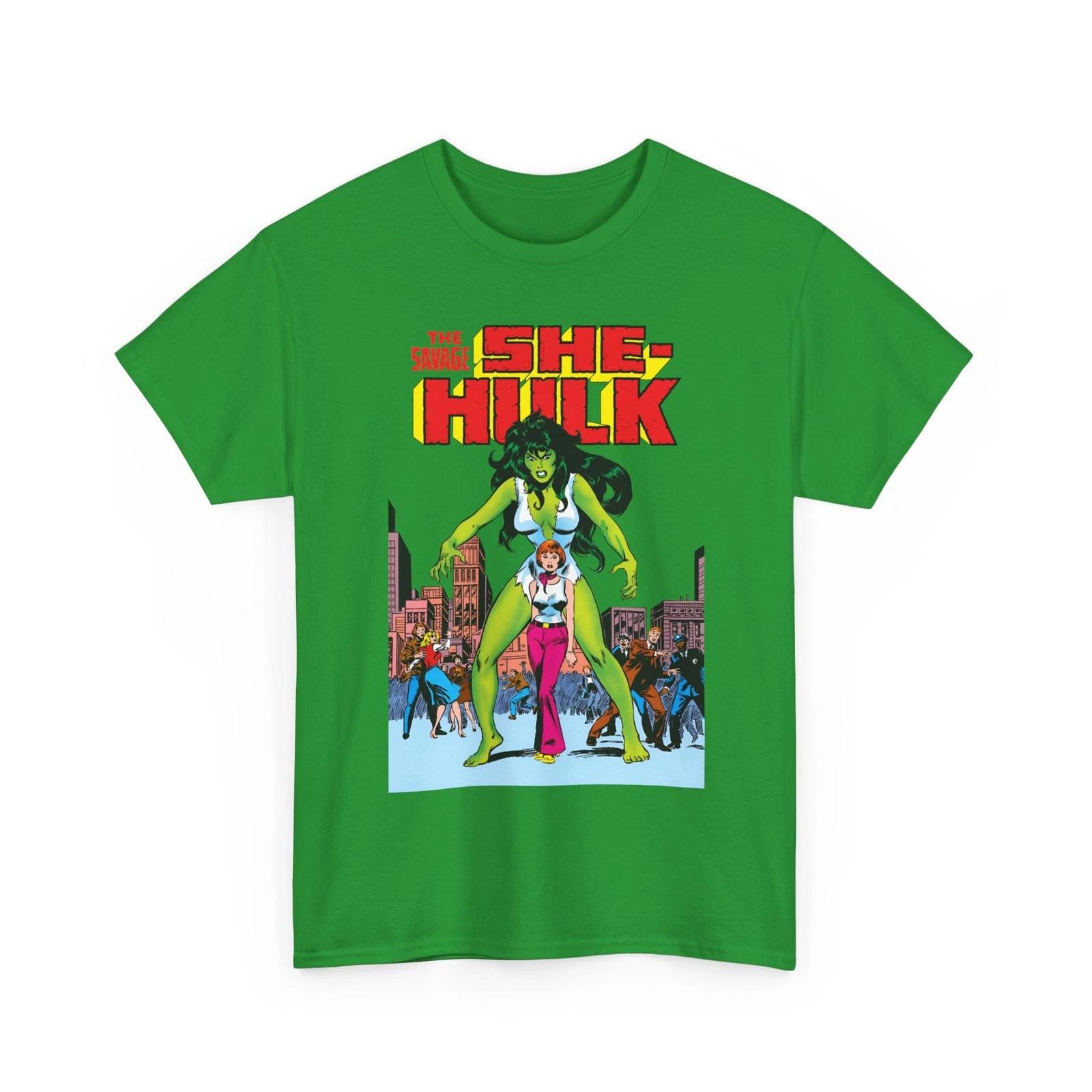 Savage She-Hulk T-Shirt John Buscema Art #1 Cover Marvel Comics Vintage-Style XXL