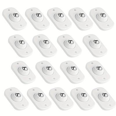 Self-Adhesive Mini Casters, 360° Swivel Wheels for Kitchen Appliances, Office Trash Cans, Storage Boxes & Small Furniture