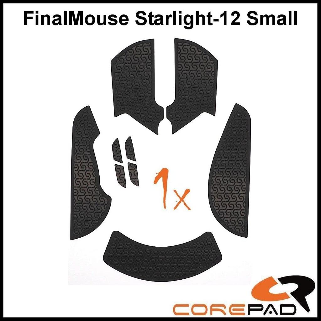 Corepad Soft Grips for FinalMouse Starlight-12 SmallFinalMouse Ultralight 2 Cape Town (Black)