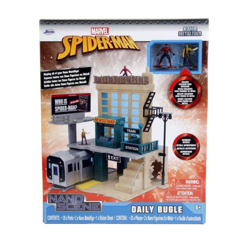 Scène Nano Deluxe de Spider-Man New York City (avec 2 chiffres)