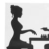 Decoration Nail Art Salon Wall Sticker Shop Window Nail Art Manicure Art Sticker Ornament