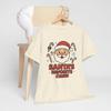Santa's Favorite Crew T-Shirt: Unisex Heavy Cotton Christmas Tee