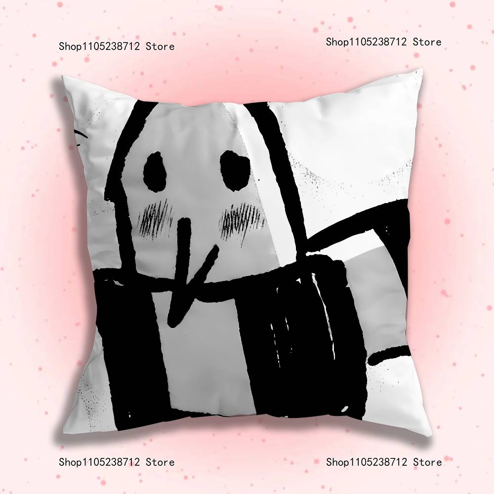 G-Goodnight P-Punpun Anime Pillow Case Anti-Dustmite Pillowcase Invisible Zipper Silky Short Plush Sofa Cushion Cover