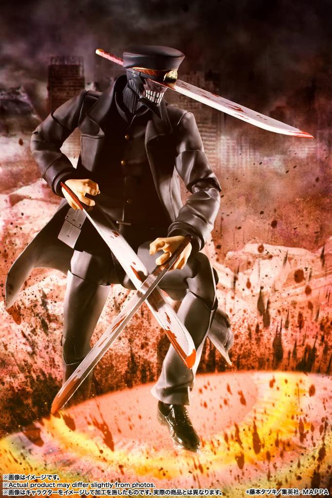TAMASHII NATIONS S.H.Figuarts Chainsaw Man Samurai Sword, Approximately 165mm, ABS & PVC, Painted Action Figure