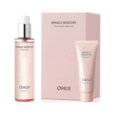 O HUI Miracle Moisture Reinigungsöl — 150 ml + Reinigungsschaum — 40 ml — 1 Set