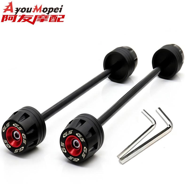 Aluminum Wheel Axle Guards BMW F750GS F850GS F900GS Front Rear Crash Protection Covers