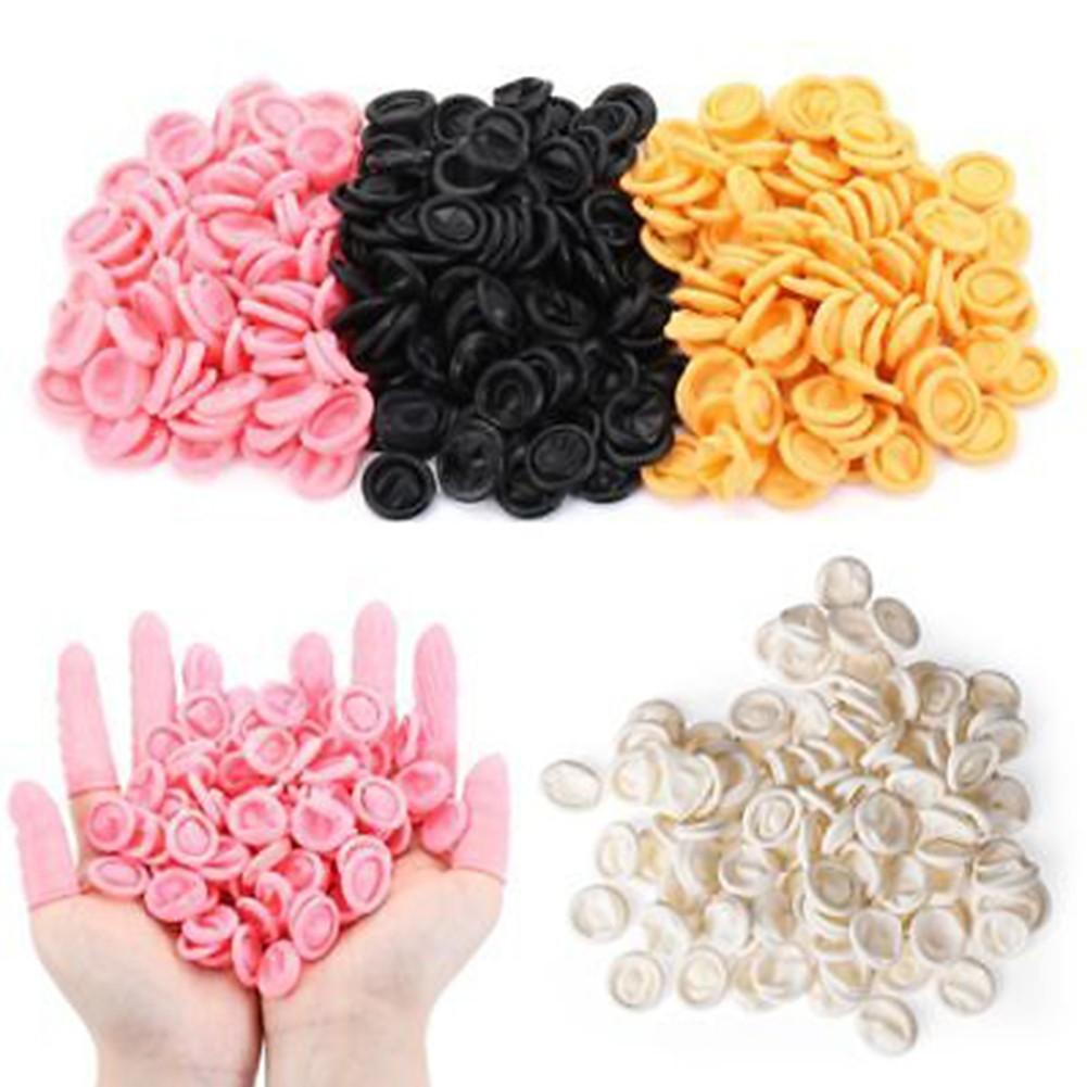 Jewelry Cleaning Finger Cots Non-slip Nail Art Protection Gloves