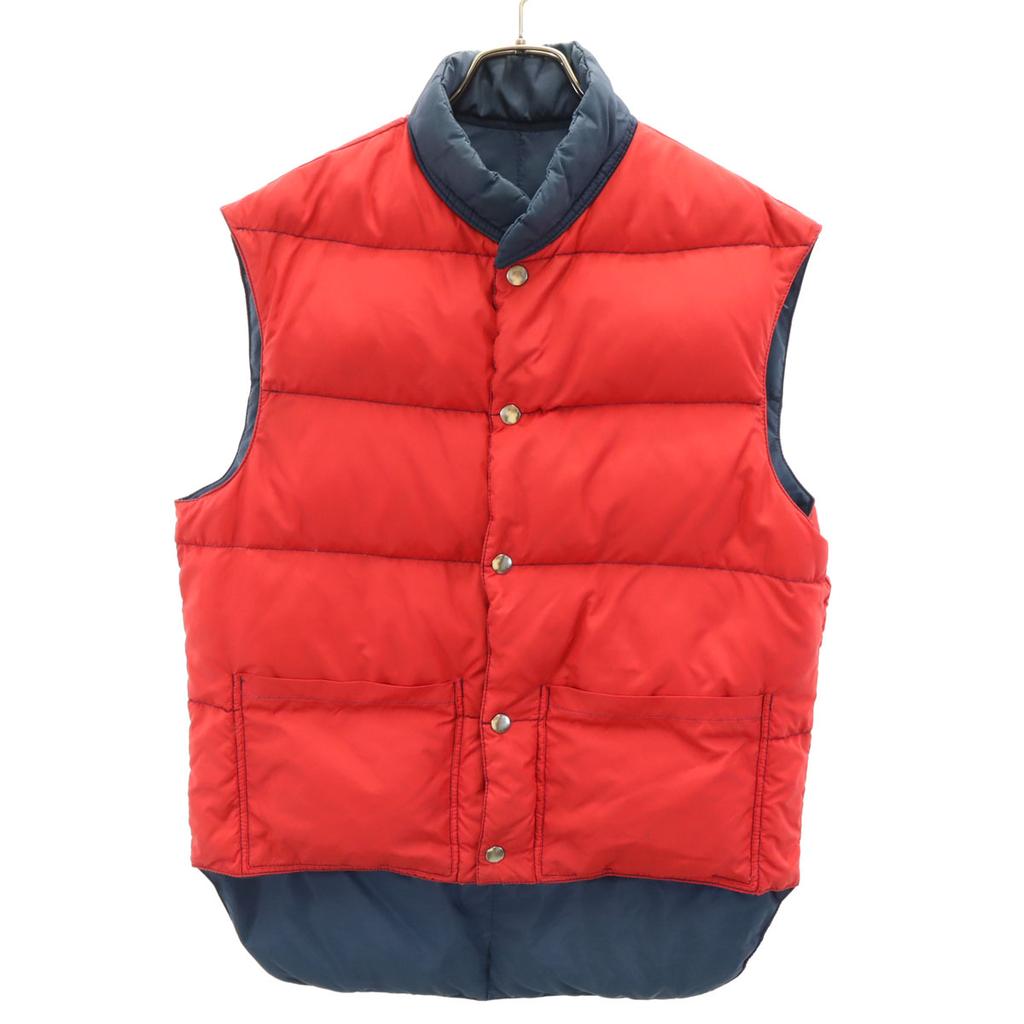 BEQUEME 80er Jahre Vintage Daunenweste M Dunkelblau wendbar Herren Gebraucht