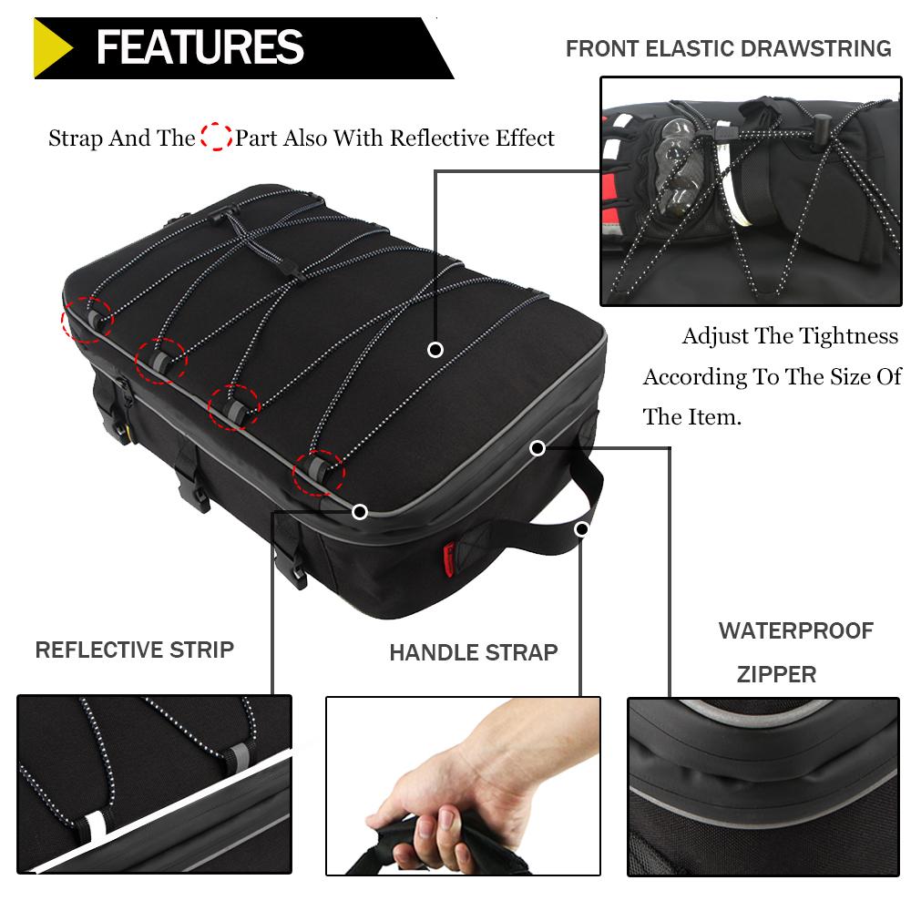 For BMW R1250GS F850GS Adventure F750GS R1200GS ADV R1300GS Motorcycle Saddlebag Luggage Carrier Storage Panniers Top Side Bag