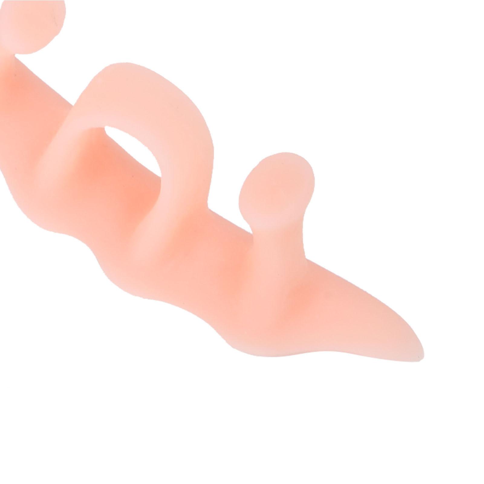 

6 Pairs Unisex Toe Separator Portable Hallux Valgus Bunion Corrector Toe Separation Tool