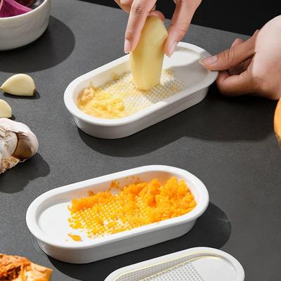 Wear Resistant Ginger Grater Ceramics Kitchen Grater Household Garlic Grinder  Seasoning Grinding