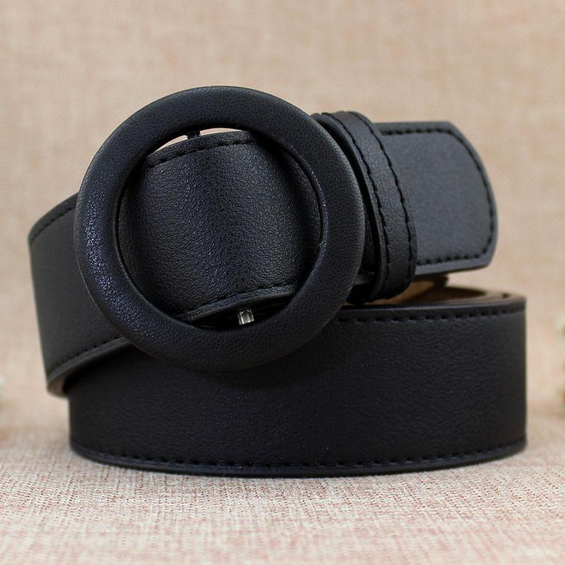 

And Modern Simple Womens Waist Belt In Pu Material Perfect For Fall 2023 Fashion Trends чорний