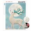 DIY Pearl Art Deer Painting Kit 5D Crystal Rhinestone Embroidery for Bedroom Living Room Wall Decoration Handmade Craft