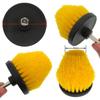 2.5'' Electric Drill Brush Hexagonal Stock Cone Nylon Bristle Power Scrubber for Corner Gap Cleaning Polishing Car Washing Tools