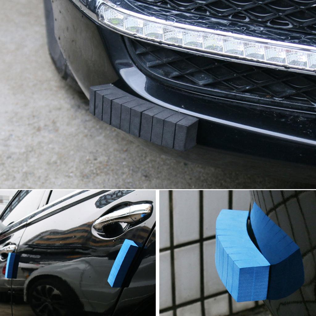 4pcs Recyclable Thick Foam Bumper Guards Wall Protector Child Safe Anti Scratch Surfaces Protection for Parking Spaces