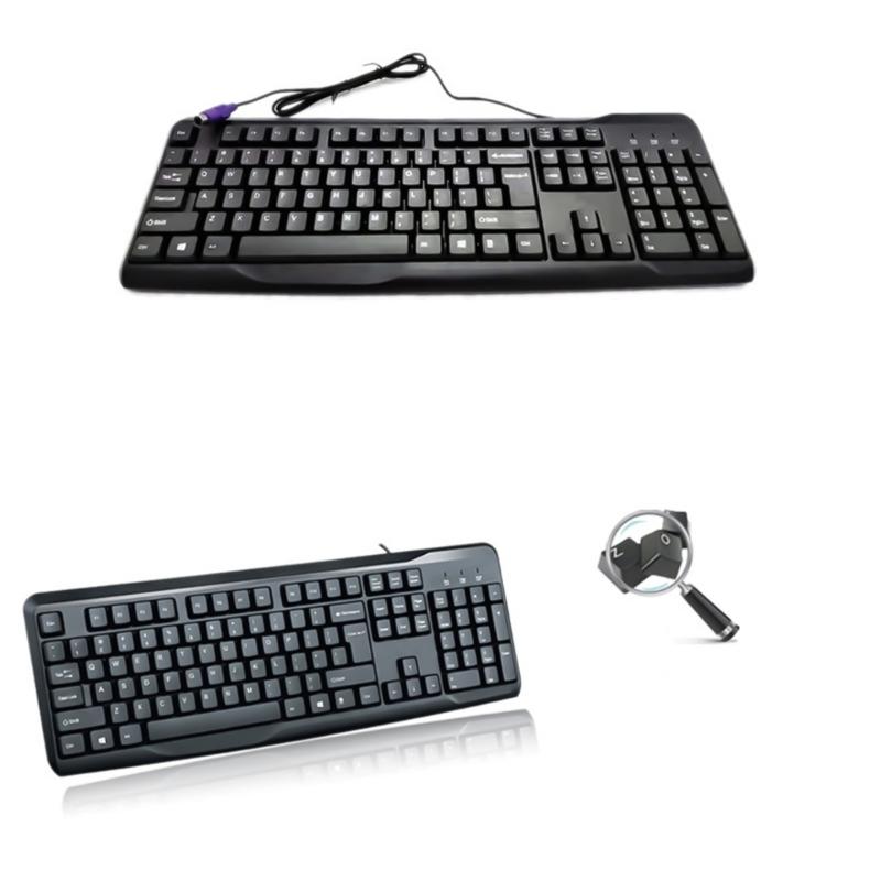 Full Size 104Key Ergonomic Keyboard USB Compatible For Comfortable Typing Experience Durability Build Keyboards