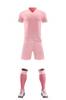 Set Maglia da Calcio Traspirante Asciugatura Rapida Manica Corta Abbigliamento da Calcio Studenti Scuola Primaria Allenamento Partita Divisa di Squadra Versione Giocatore