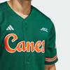 adidas Miami Reverse Retro Replica Baseball Jersey Dark Green Men Streetwear IN2017