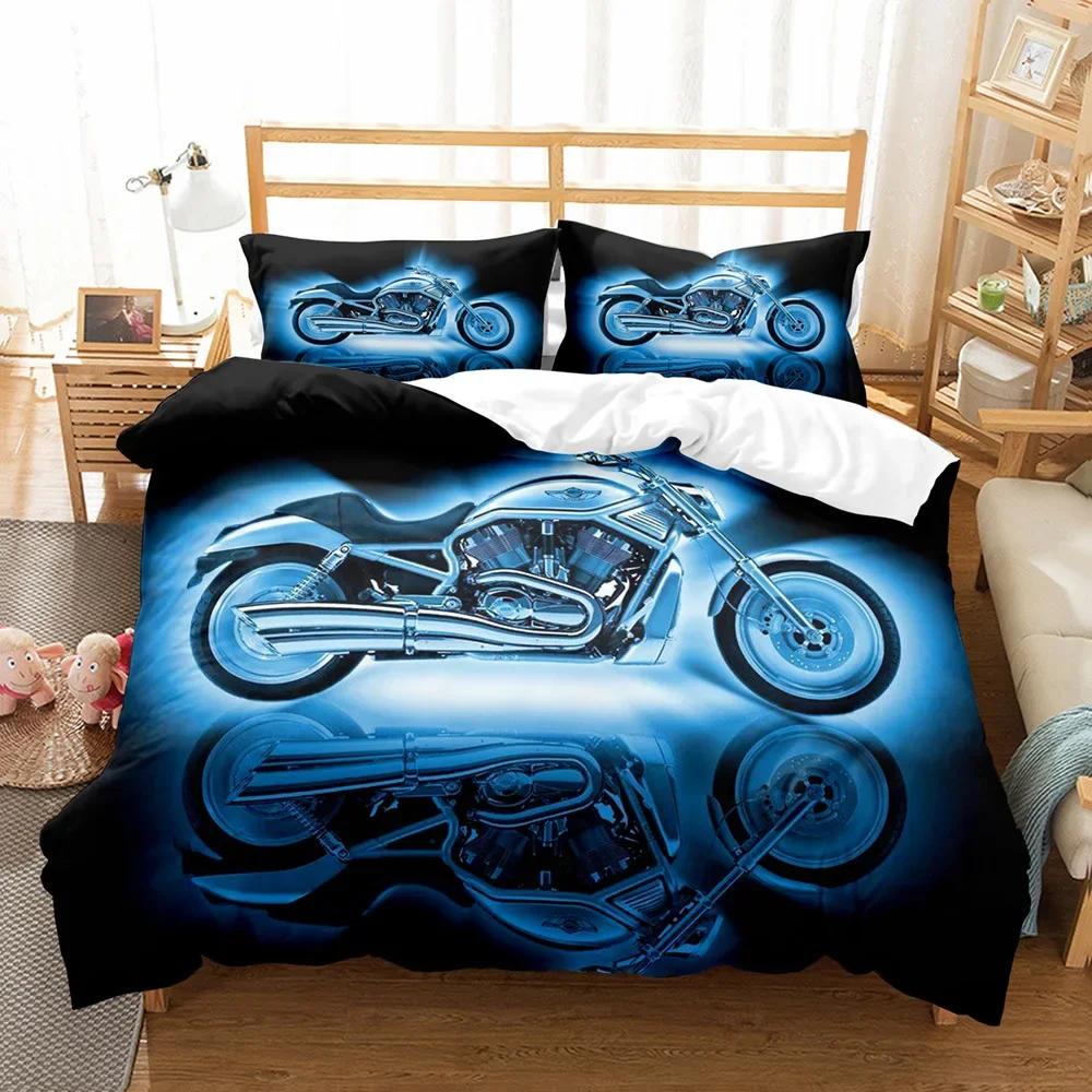 סט מצעים מודפס בדוגמת דינוזאורים מצוירים, 3 חלקים, 1*כיסוי שמיכה+2*ציפית, מתאים למיטה קינג, מיטה יחיד לכל העונות