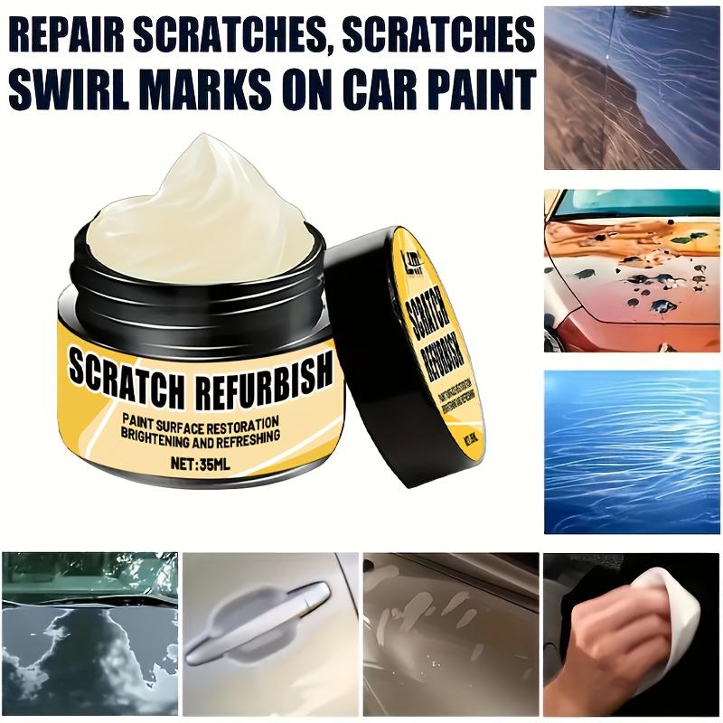 Car Scratch Repair Wax, Remove Swirls, Restore Glossy Car Paint, Auto Care Polisher, Durable Protection Coating, Shine Finish