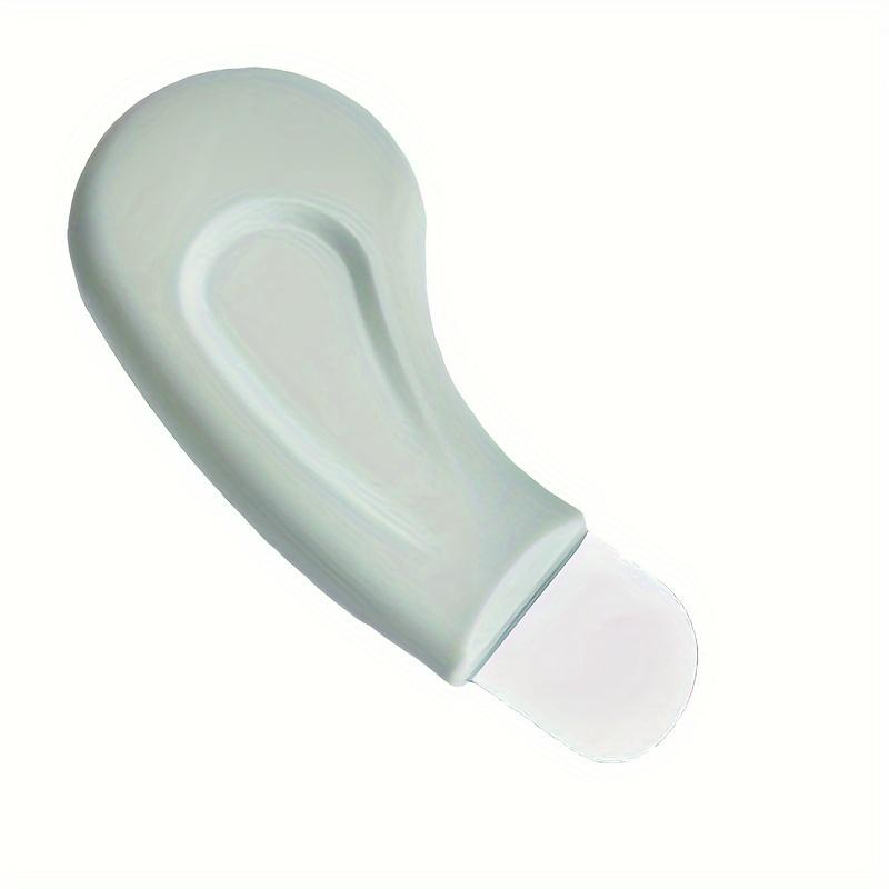 1pc Ergonomic Blackhead Removal Tool|Gentle Facial Pore Cleanser for Blackheads,Non-Electric Skincare Spatula with Textured Surface&Light Green Handle