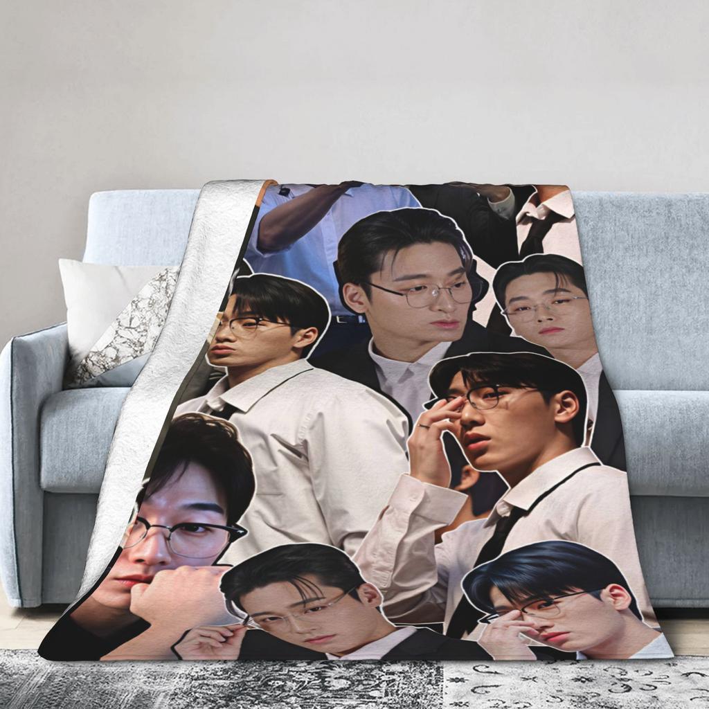 Choi San Singer Blanket Quality Warm Soft Throw Blanket Spring Girls Boys Outdoor Print Bedspread