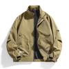 Large Size Jacket Men's Spring and Autumn New Men's Stand-up Collar Jacket Versatile Casual Jacket Fat Coat