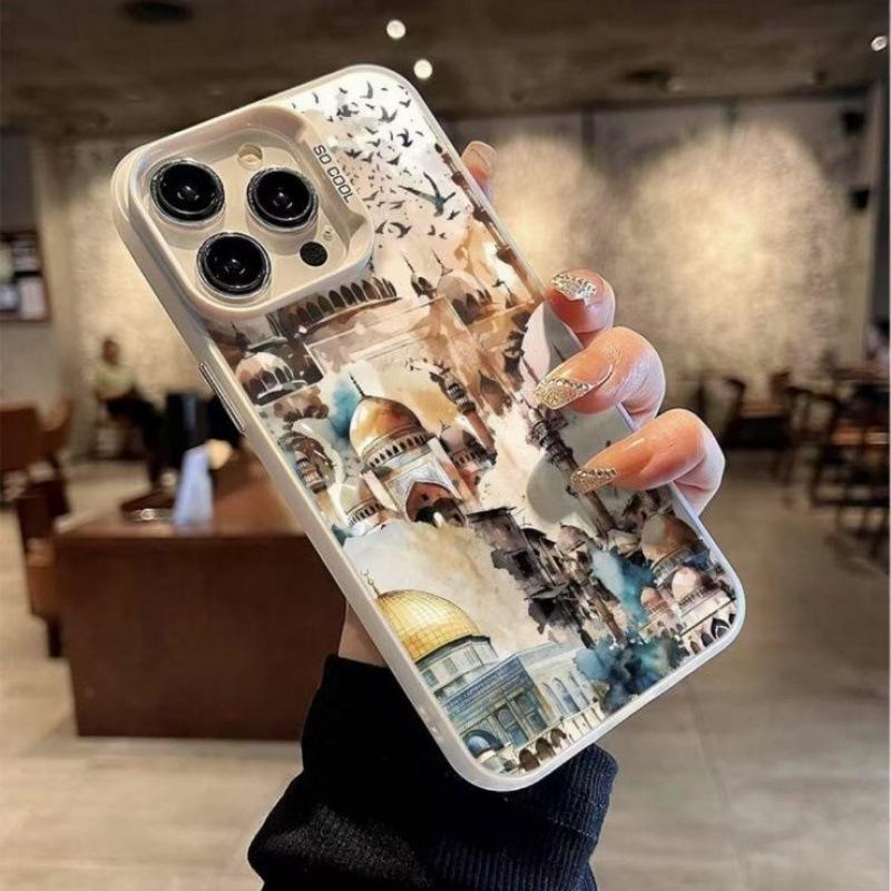 

Retro Castle iPhone 17 Pro Max Case: Energetic, European American Style, Compatible with iPhone 14, 15, and 16 for Cross-border Appeal iPhone 8
