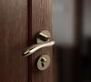 BAGB Silent Luxury Wooden Bedroom Door Handle Lock
