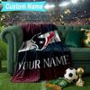 Custom Name Blanket Houston-Texans Artwork Blanket Bedding Blanket for Travel, Camping, Living Rooms, Offices, Sofas, Fan Christmas gift