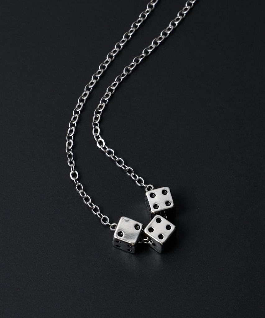 WEGO Necklace with 3D Korean Perfect for Everyday and Size Pattern 1 3-Strand Motif, Style, Silver, Gift, Wear, Spring, Summer, Autumn, Winter, Men's,