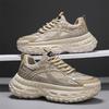 Fashion Mens Distressed Style Dad Shoes 2025 New Spring Breathable Thick Tire Sole Casual Sneakers