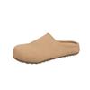 Women Corduroy Cross Strap Home Slippers Men Soft Warm Flat Slides Family Indoor Concise Plush Sandals for Four Seasons