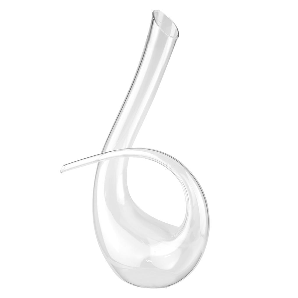 Decanter da 1500 ml a 6 forme Vino Rosso Brandy Vetro Cristallo Fatto a Mano Aeratore Bottiglia Versatore