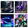 Nowe Światło do Kasku Motocyklowego 4 w 1 Światło EL 3 Tryby Światło LED do Kasku Sygnał do Jazdy Nocnej Pasek Dekoracyjny Kasku Zestaw Akcesoriów