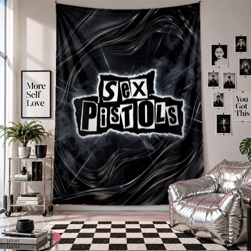 Sex Pistols Wall Tapestry Home Decor Wall Hanging Cloth for Bedroom Living Room Background