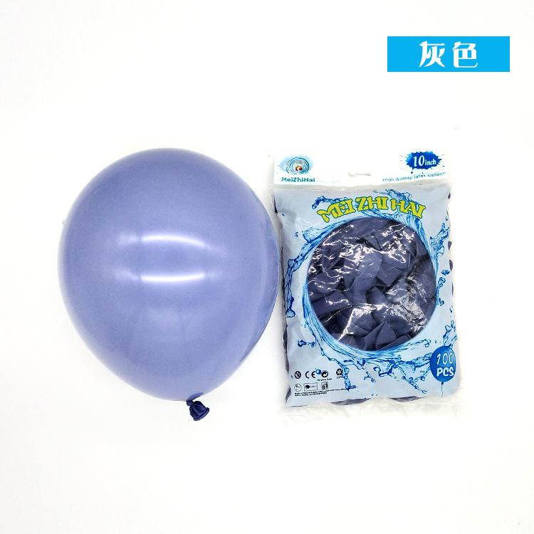 10 Inch (100pcs/bag) Macaron Balloons Wedding Birthday Backdrop Latex Balloon Decoration
