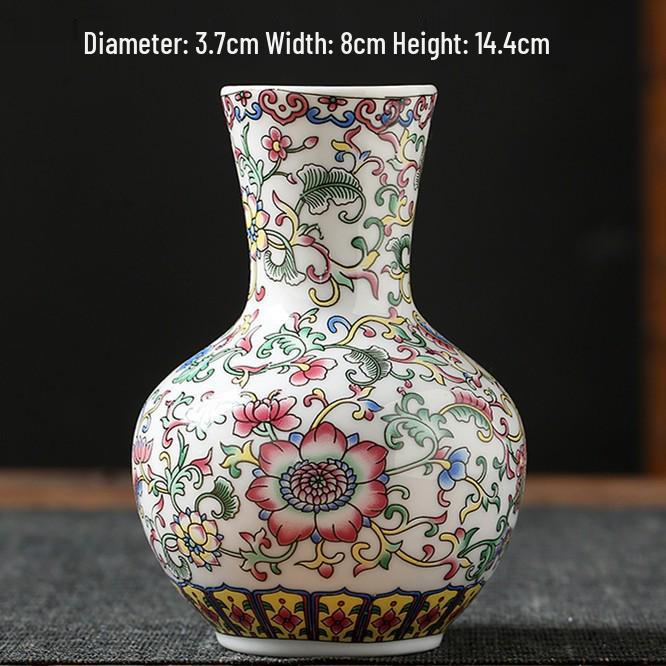 Antique Blue and White Chinese Porcelain Vase - European & American Handicraft for Flower Arrangements