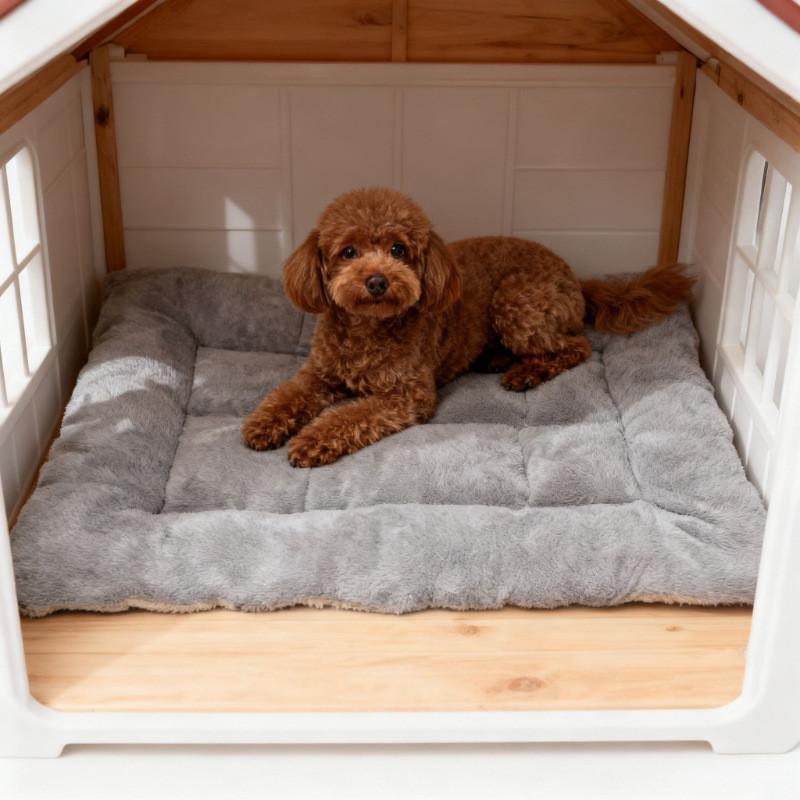 Pet Dog Cat Bed Mat With Polyester Fabric For All Seasons Large Dog Cushion Sofa Mat