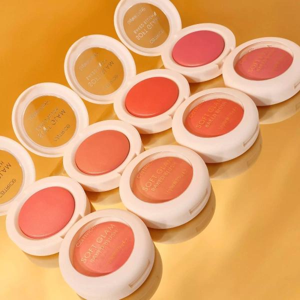 Catrice Soft Glam Baked Blush Róż Do Policzków 020 Peachy Breeze 5,6G