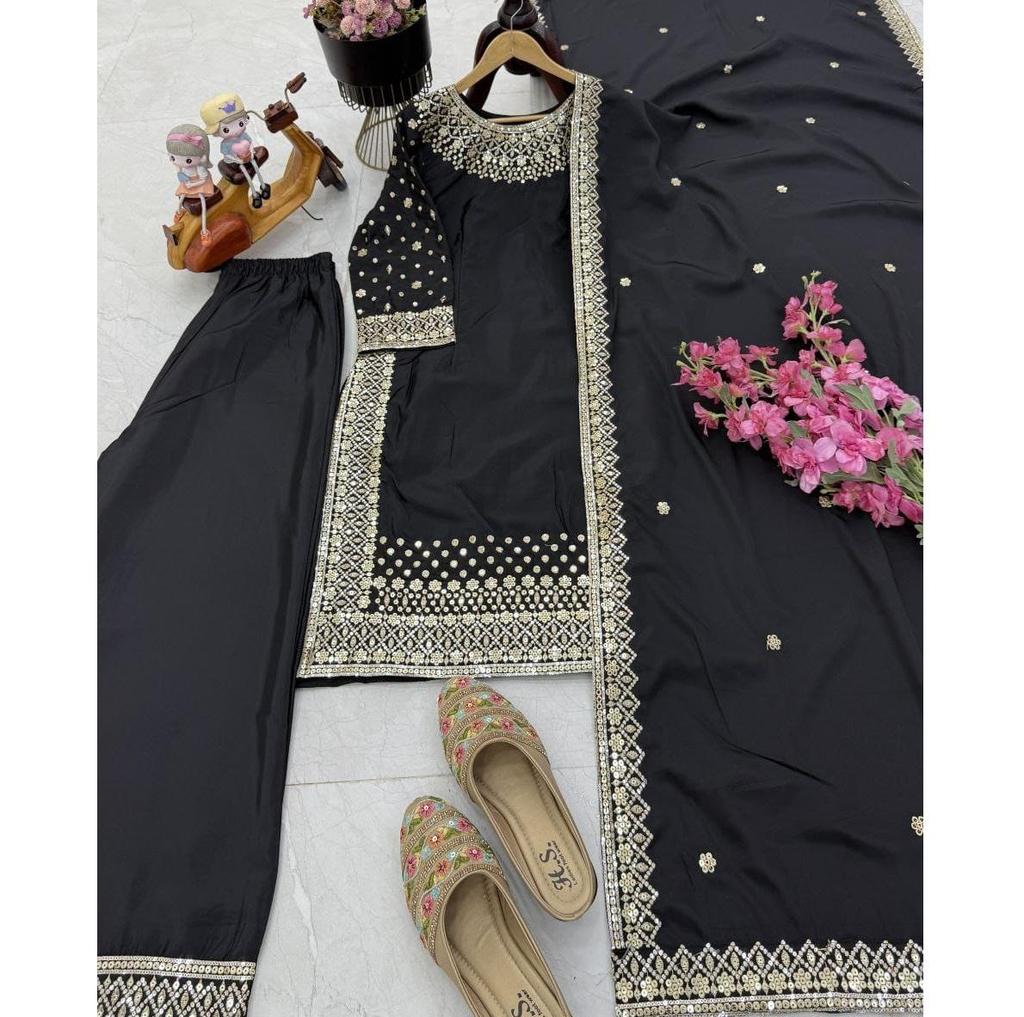 Women Bollywood Salwar Suit Designer Party Wear Salwar Kameez Palazzo Set Ethnic Wear