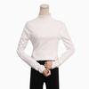 Sweater Women's Base Slim Fit Rolled Edge Half High Neck Long Sleeved Pullover Knitted Sweater