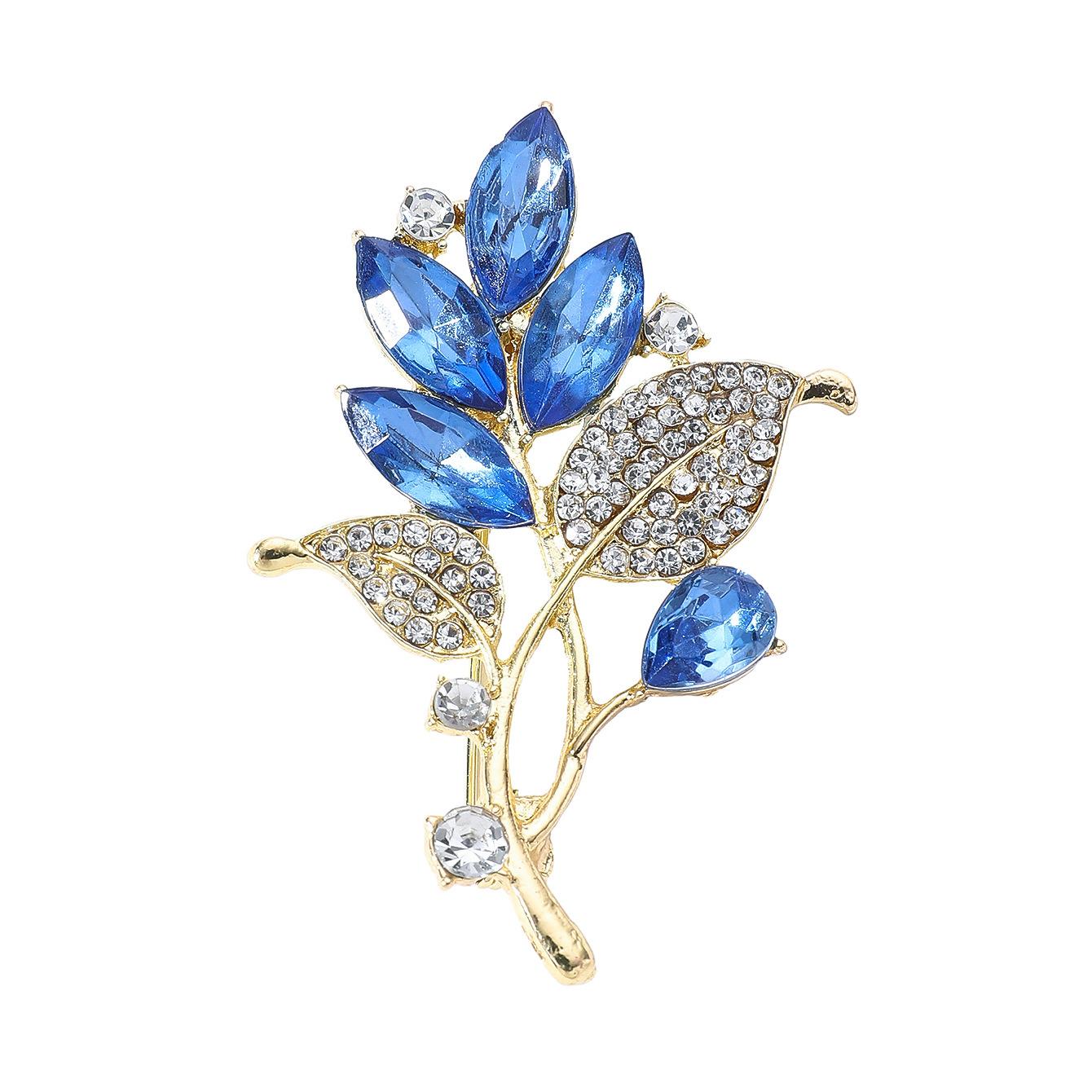 Female Light Luxury Niche Leaf Brooch